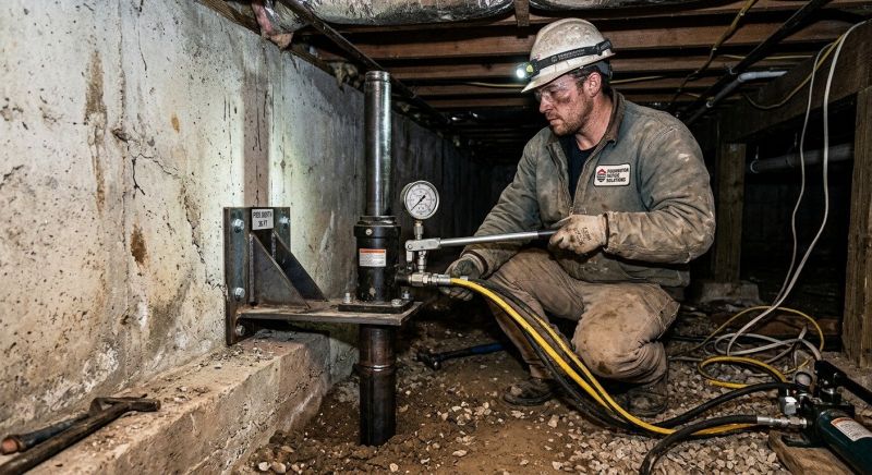 Settling Foundation Service in New Baltimore, MI