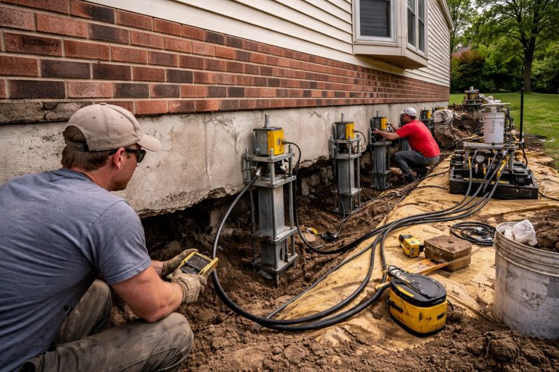 Settling Foundation Service in Southgate, MI