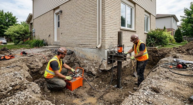 Sinking Foundation Lifting in Wayne County, MI