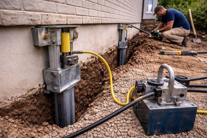 Sinking Foundation Repair in Birmingham, MI