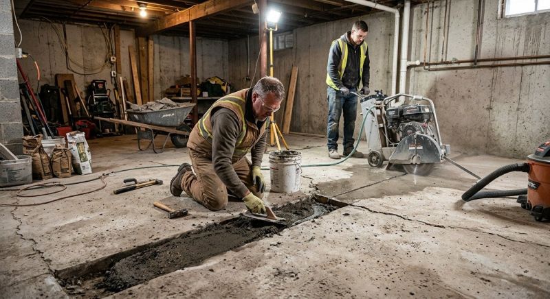 Slab Foundation Repair in Wayne County, MI