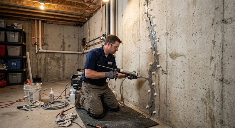 Structural Crack Repair in Wayne County, MI