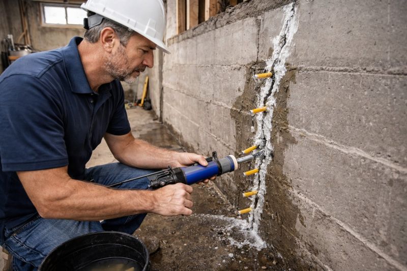 Structural Crack Repair in Wayne County, MI