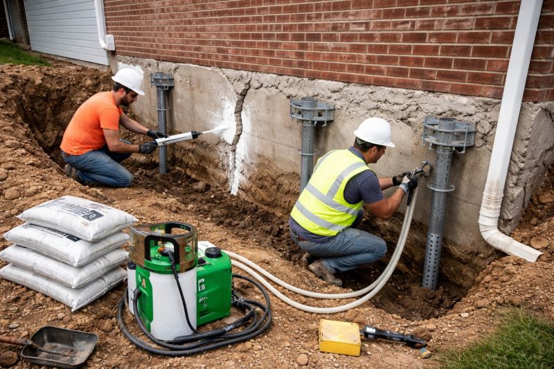 Structural Foundation Repair in Huntington Woods, MI