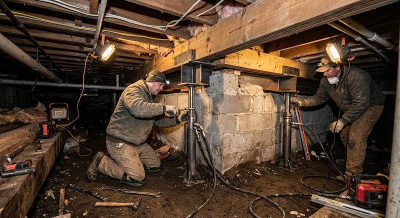 Structural Foundation Repair in Utica, MI